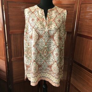 Elaine Rose Sleeveless Blouse